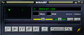 Main Winamp screen